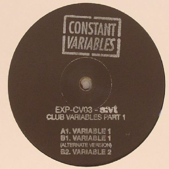 Constant Variables Vinyl