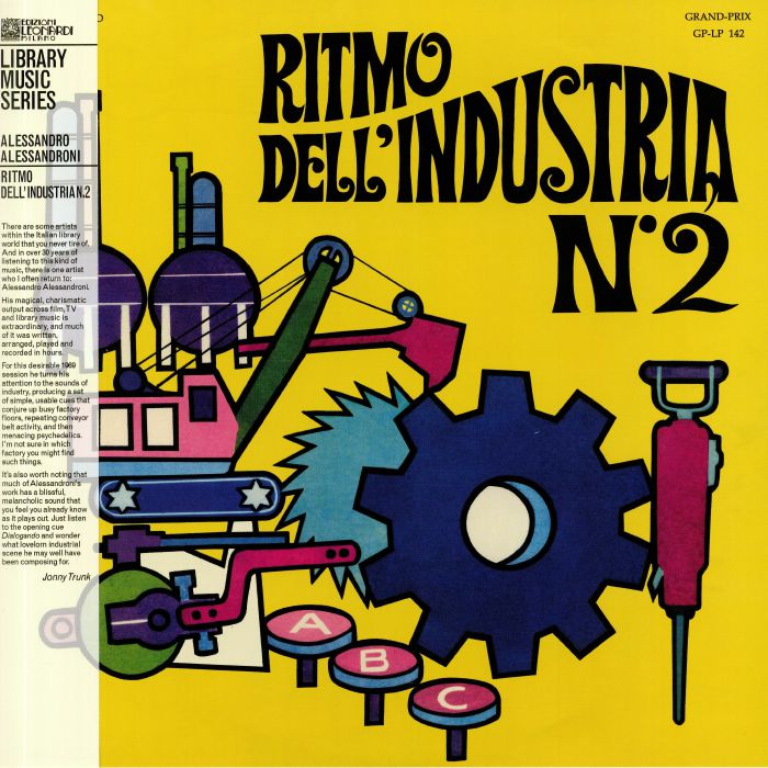 Alessandro Alessandroni – Ritmo Dellindustria N 2 vinyl cover