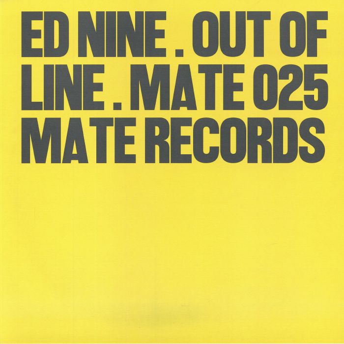 Ed Nine – Out Of Line vinyl cover