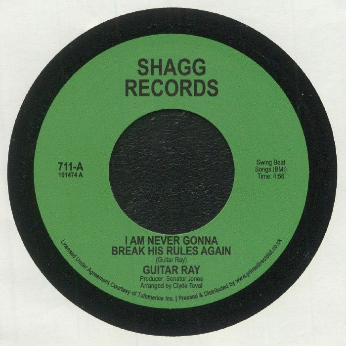 Guitar Ray I Am Never Gonna Break His Rules Again (Record Store Day RSD 2022)