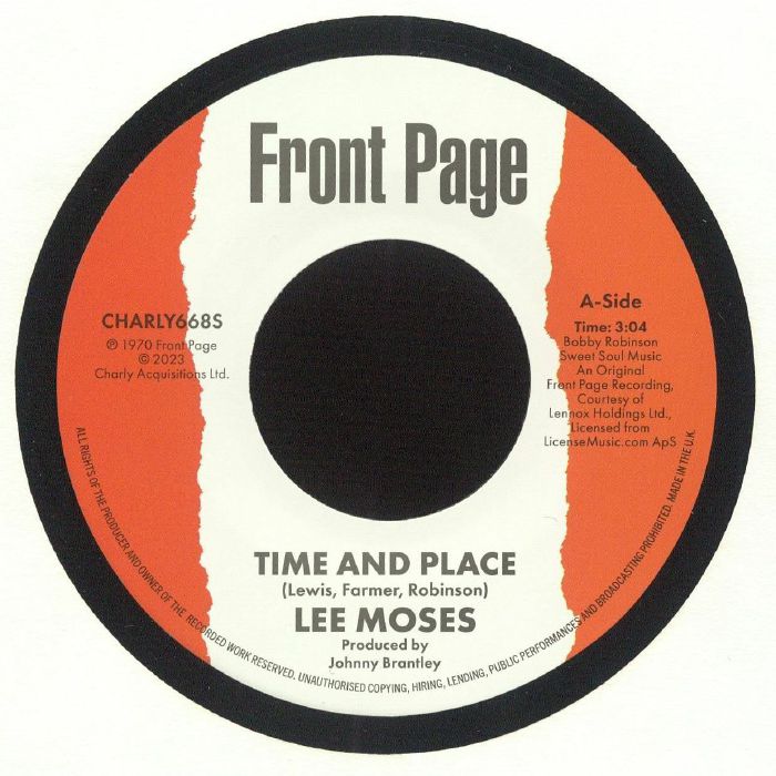 Lee Moses Time and Place