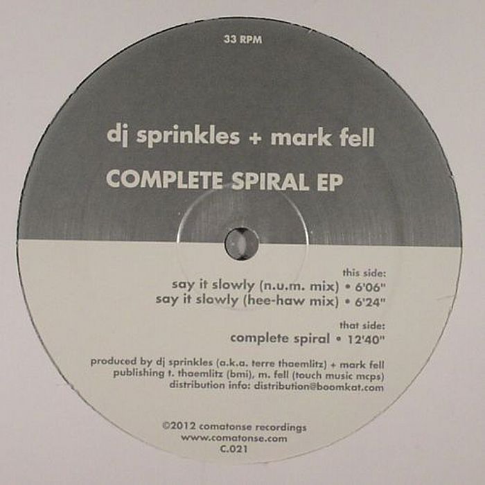 DJ Sprinkles | Mark Fell Complete Spiral EP