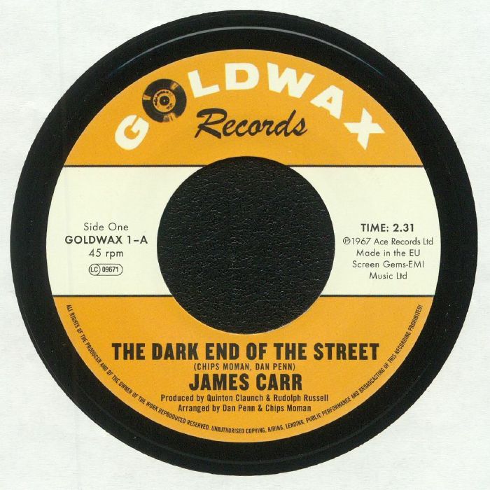 James Carr The Dark End Of The Street