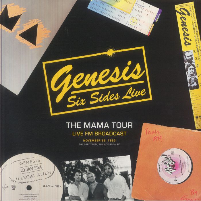 Genesis – Six Sides Live Vol 3: The Complete 1983 Philadelphia Broadcast vinyl cover