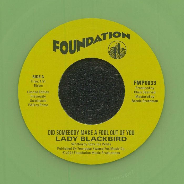 Lady Blackbird Did Somebody Make A Fool Out Of You (Record Store Day RSD 2022)