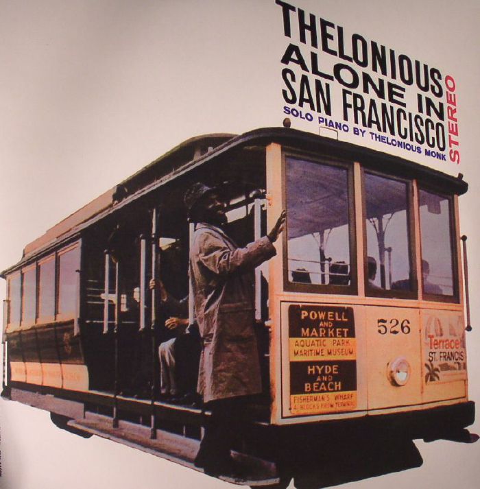 Thelonious Monk – Thelonious Alone In San Francisco (reissue) vinyl cover