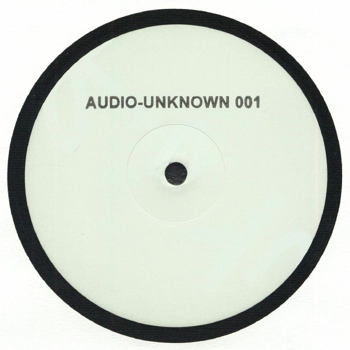 Audio Unknown – AU 001 vinyl cover