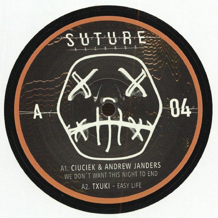 Ciuciek | Andrew Janders | Txuki | Punto | Ryan Wildstyle – SUTURE 004 vinyl cover