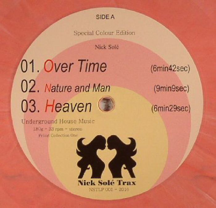 Nick Sole Trax One Vinyl