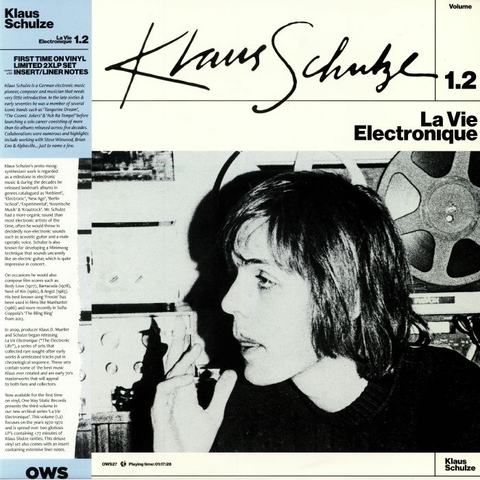 Klaus Schulze – La Vie Electronique Volume 1.2 vinyl cover