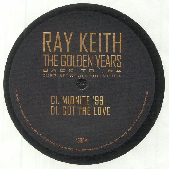 Ray Keith The Golden Years: Midnight 99 EP