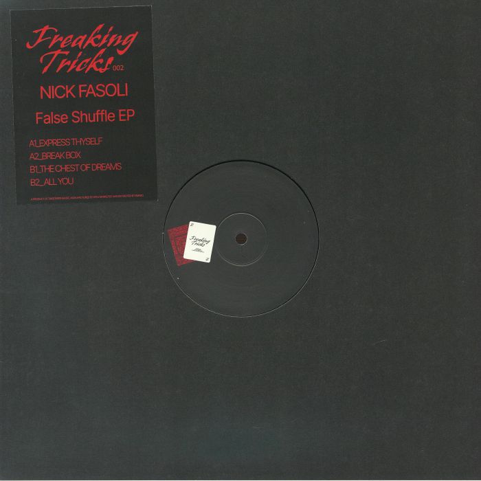 Nick Fasoli – False Shuffle EP vinyl cover