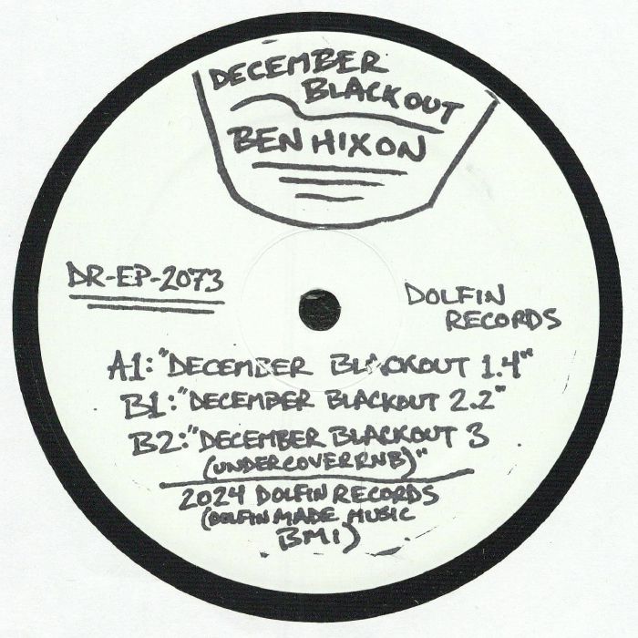 Ben Hixon – December Blackout EP vinyl cover