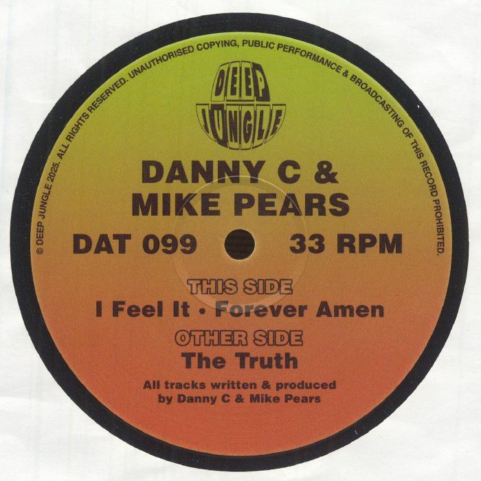 Danny C | Mike Pears – The Truth vinyl cover
