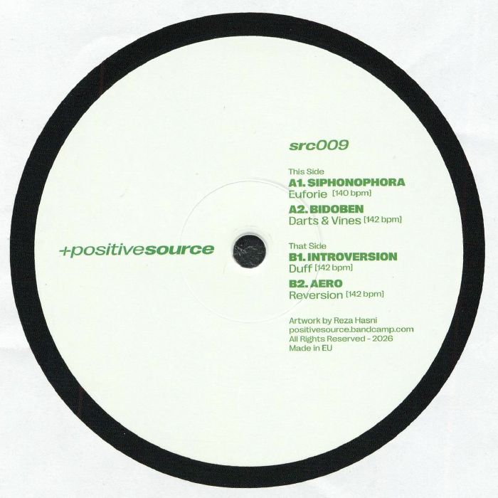 Siphonophora | Bidoben | Introversion | Aero – SRC 009 vinyl cover