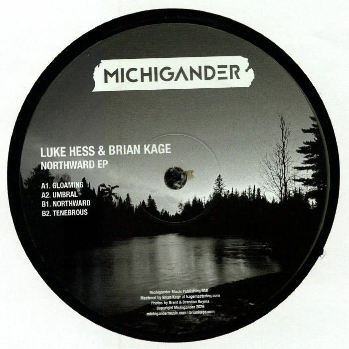 Luke Hess | Brian Kage – Northward EP vinyl cover
