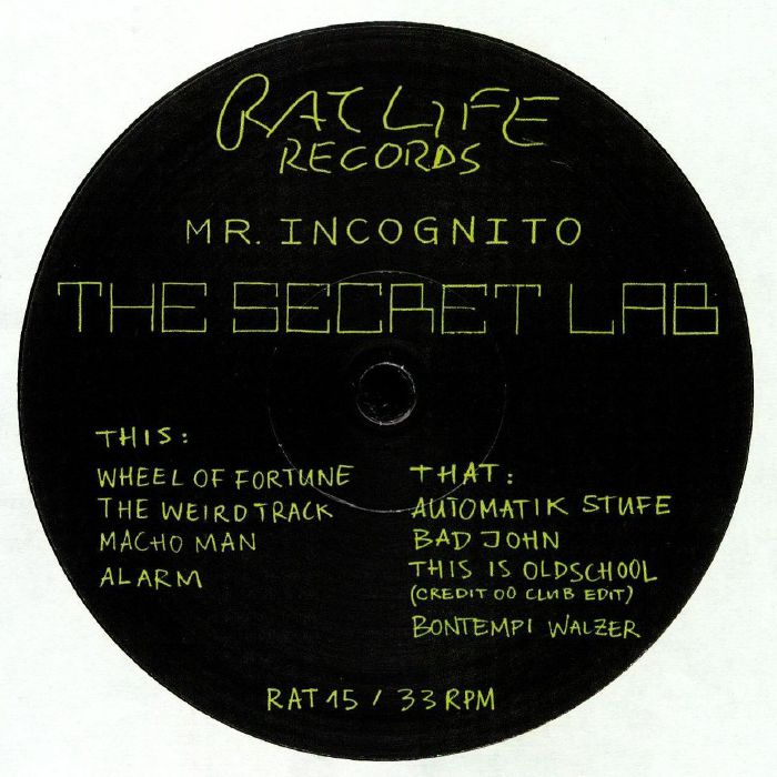Mr Incognito The Secret Lab