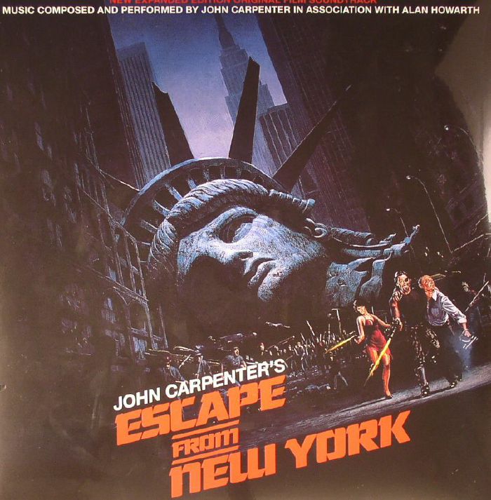John Carpenter – Escape From New York (Soundtrack) vinyl cover