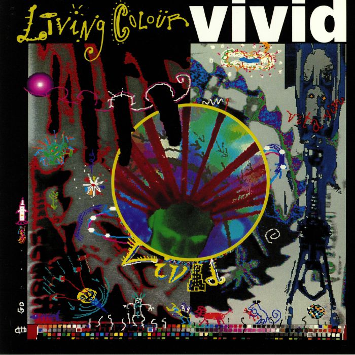 Living Colour – Vivid vinyl cover