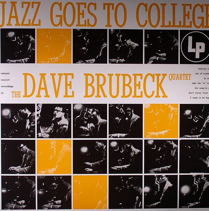 The Dave Brubeck Quartet – Jazz Goes To College (reissue) vinyl cover