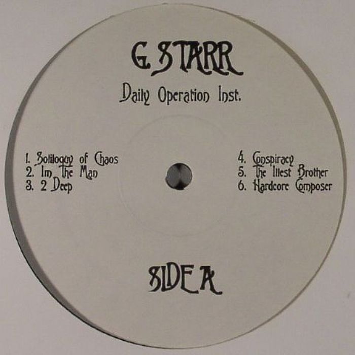Gangstarr Daily Operation Instrumentals