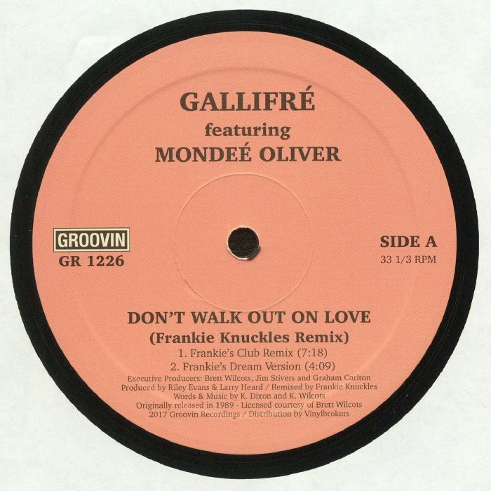 Gallifre | Mondee Oliver Dont Walk Out On Love