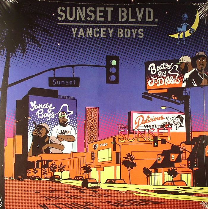 Yancey Boys | J Dilla | Frank Nitt – Sunset Blvd vinyl cover