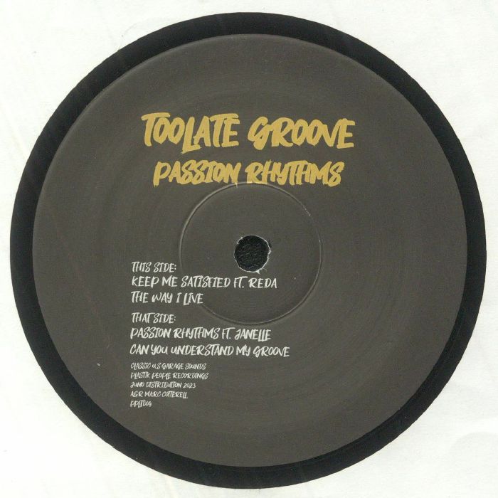 Toolate Groove Passion Rhythms
