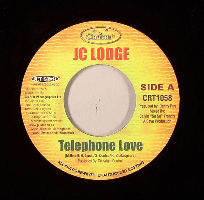 Jc Lodge | Computer Paul Telephone Love (Welcome To Jamrock/World A Music Riddim)