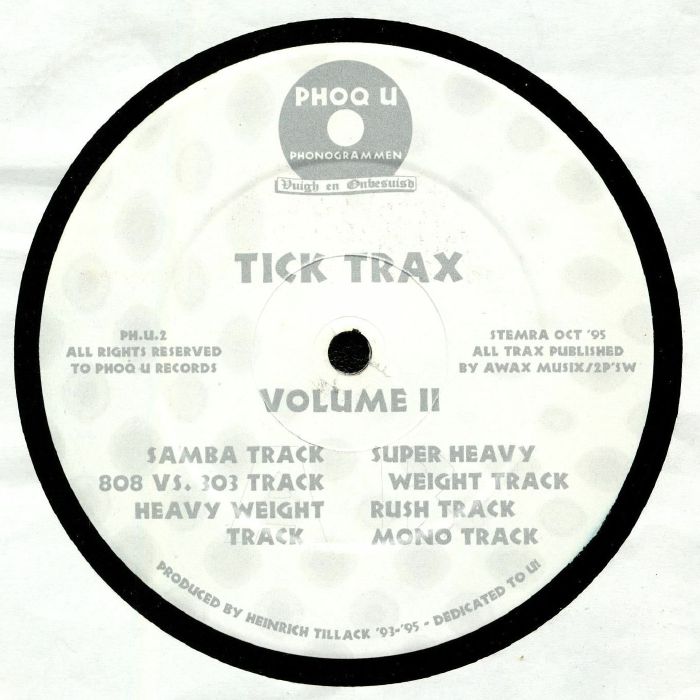 Heinrich Tillack Tick Trax Volume II