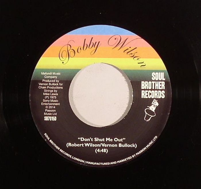 Bobby Wilson Dont Shut Me Out (reissue)