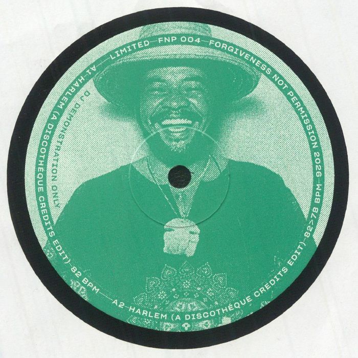 Discotheque Credits – Forgiveness Not Permission EP4 vinyl cover