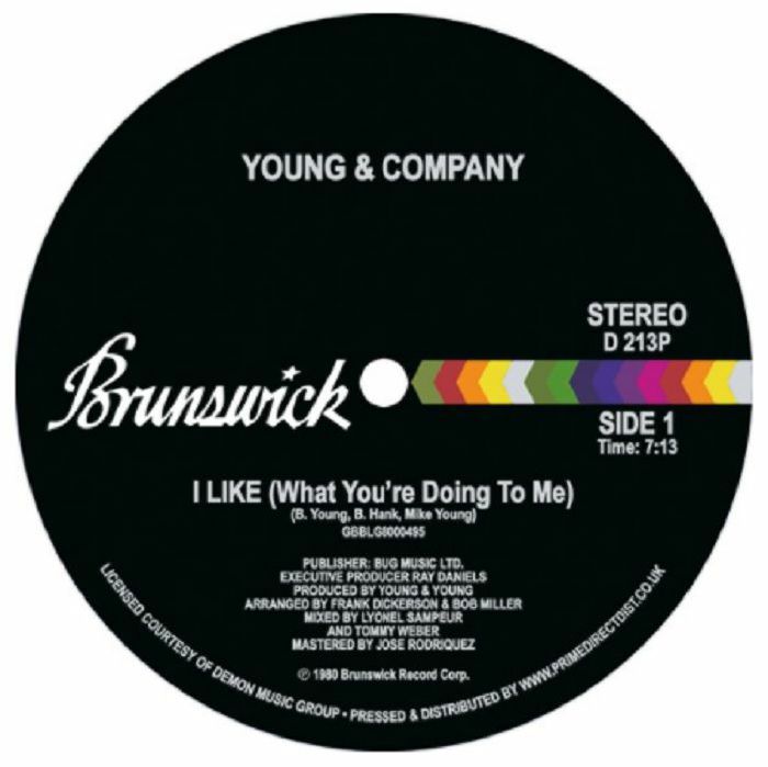Young and Company I Like (What Youre Doing To Me) (Record Store Day RSD 2021)