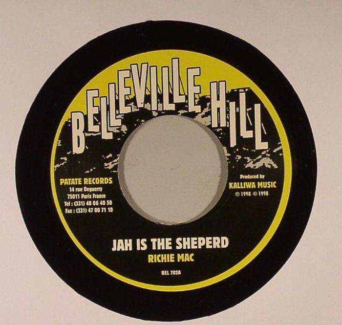Richie Mac – Jah Is The Sheperd  (Rod Taylor   Forward Jah Riddim) vinyl cover