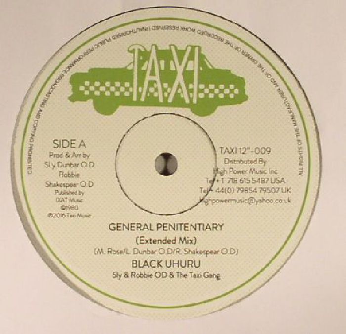 Black Uhuru | Sly and Robbie Od | The Taxi Gang General Penitentiary