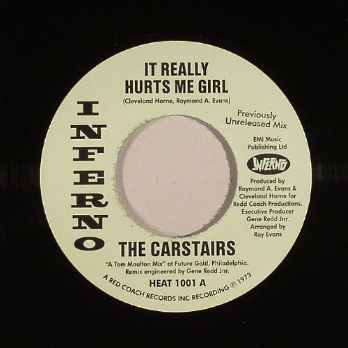The Carstairs – It Really Hurts Me Girl vinyl cover