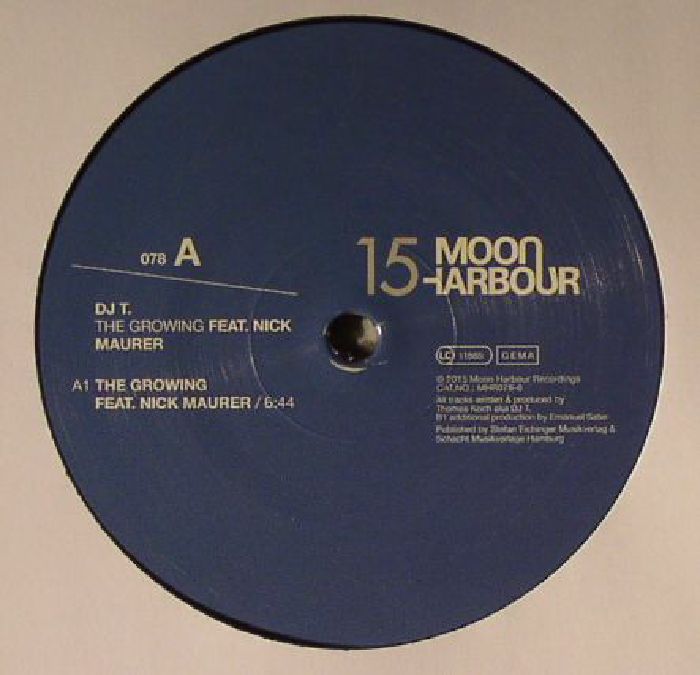 DJ T | Nick Maurer – The Growing vinyl cover