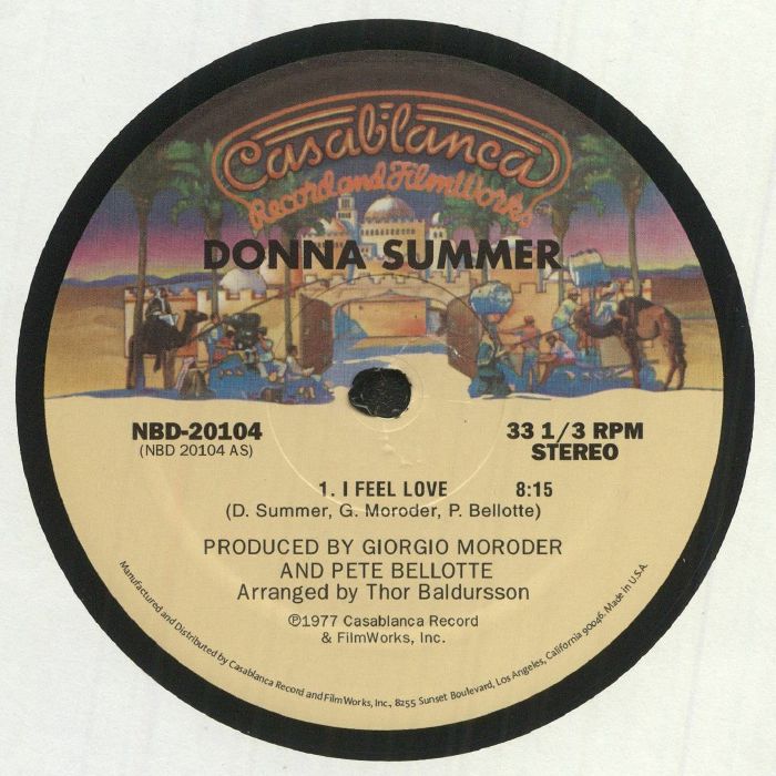 Donna Summer – I Feel Love vinyl cover
