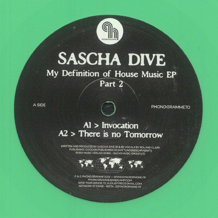 Sascha Dive – My Definition Of House Music Vol 2 vinyl cover