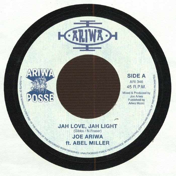 Abel Miller | Joe Ariwa – Jah Love Jah Light vinyl cover