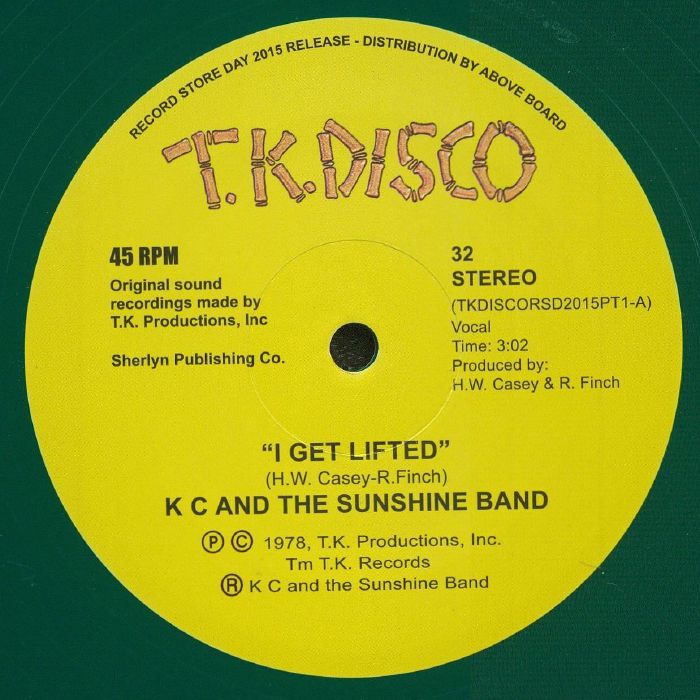 Kc and The Sunshine Band – I Get Lifted vinyl cover