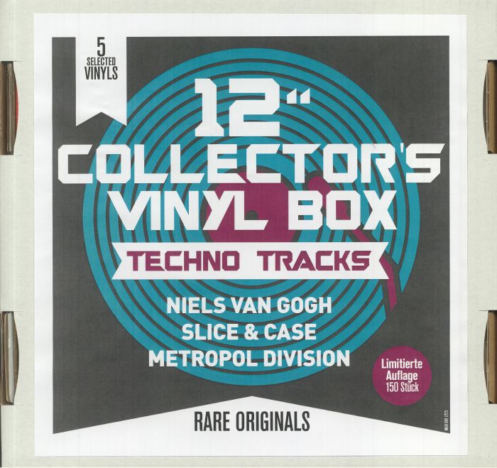 Niels Van Gogh | Slice and Case | Metropol Division | D Lewis and Emix | Freakadelika 12 Inch Collectors Vinyl Box: Techno Tracks