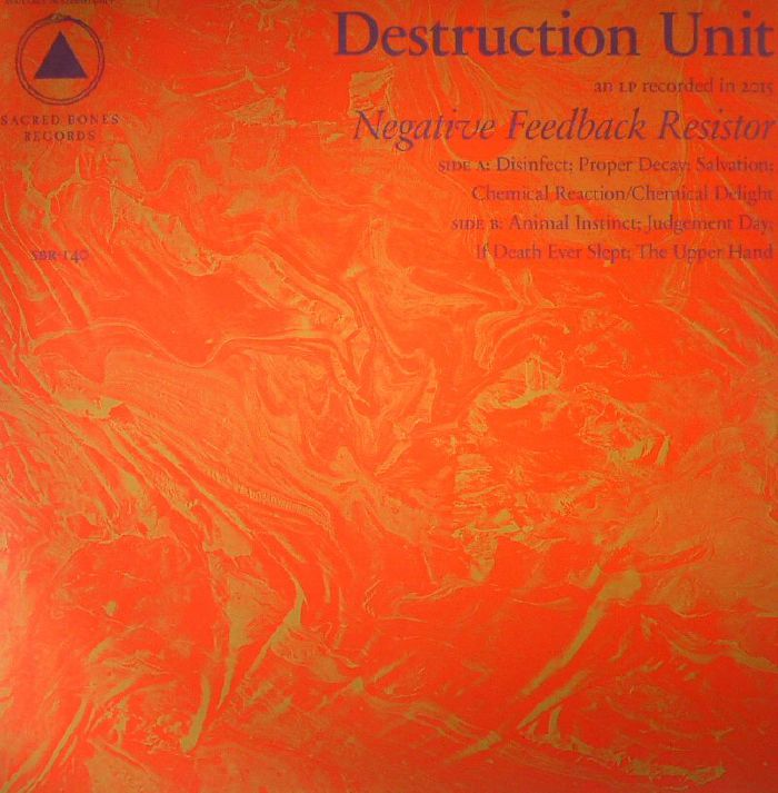Destruction Unit – Negative Feedback Resistor vinyl cover