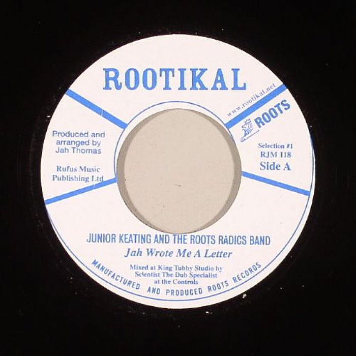 Junior Keating | The Roots Radics Band | Jah Thomas – Jah Wrote Me A Letter (Half Pint One Big Ghetto aka Letter From Zion Riddim) vinyl cover