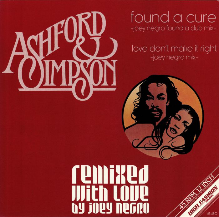 Ashford and Simpson – Found A Cure (Remixed With Love By Joey Negro) vinyl cover