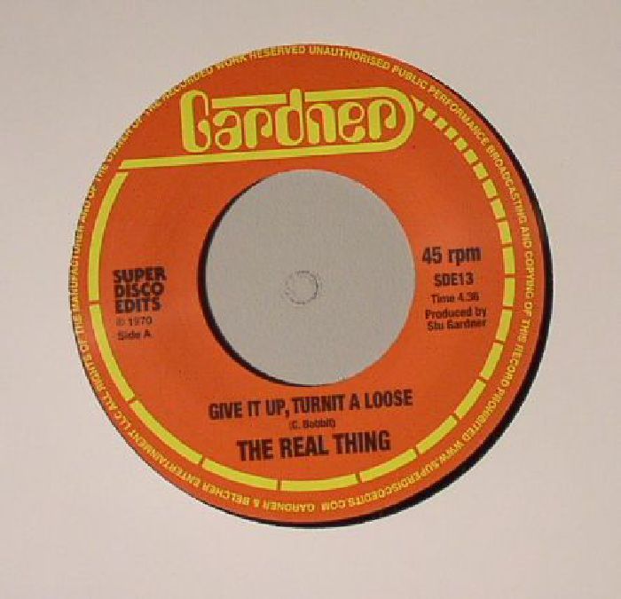 The Real Thing – Give It Up Turnit A Loose vinyl cover