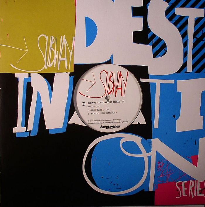 Noah D | Akkachar | Taz Buckfaster | Trg | Matt U | DJ Madd – Subway Destination Series 01 vinyl cover