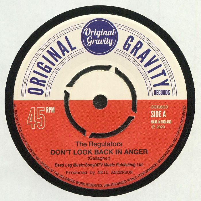 The Regulators – Dont Look Back In Anger vinyl cover