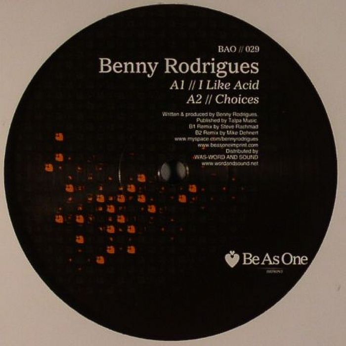 Benny Rodrigues I Like Acid