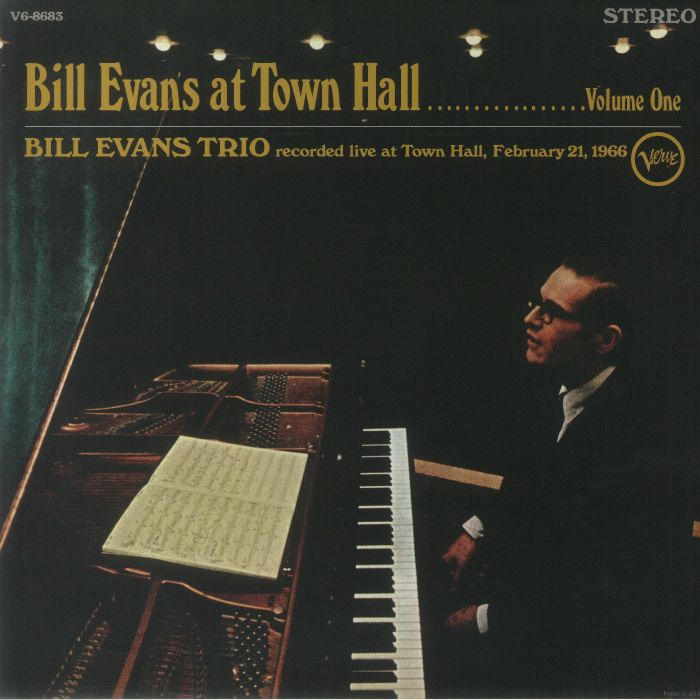 Bill Evans Trio Bill Evans At Town Hall Volume 1 (Acoustic Sounds Series)